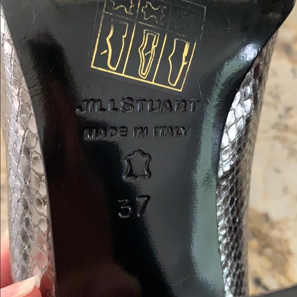 JILL STUART Metallic Snake Skin Pumps - Picture 7 of 7